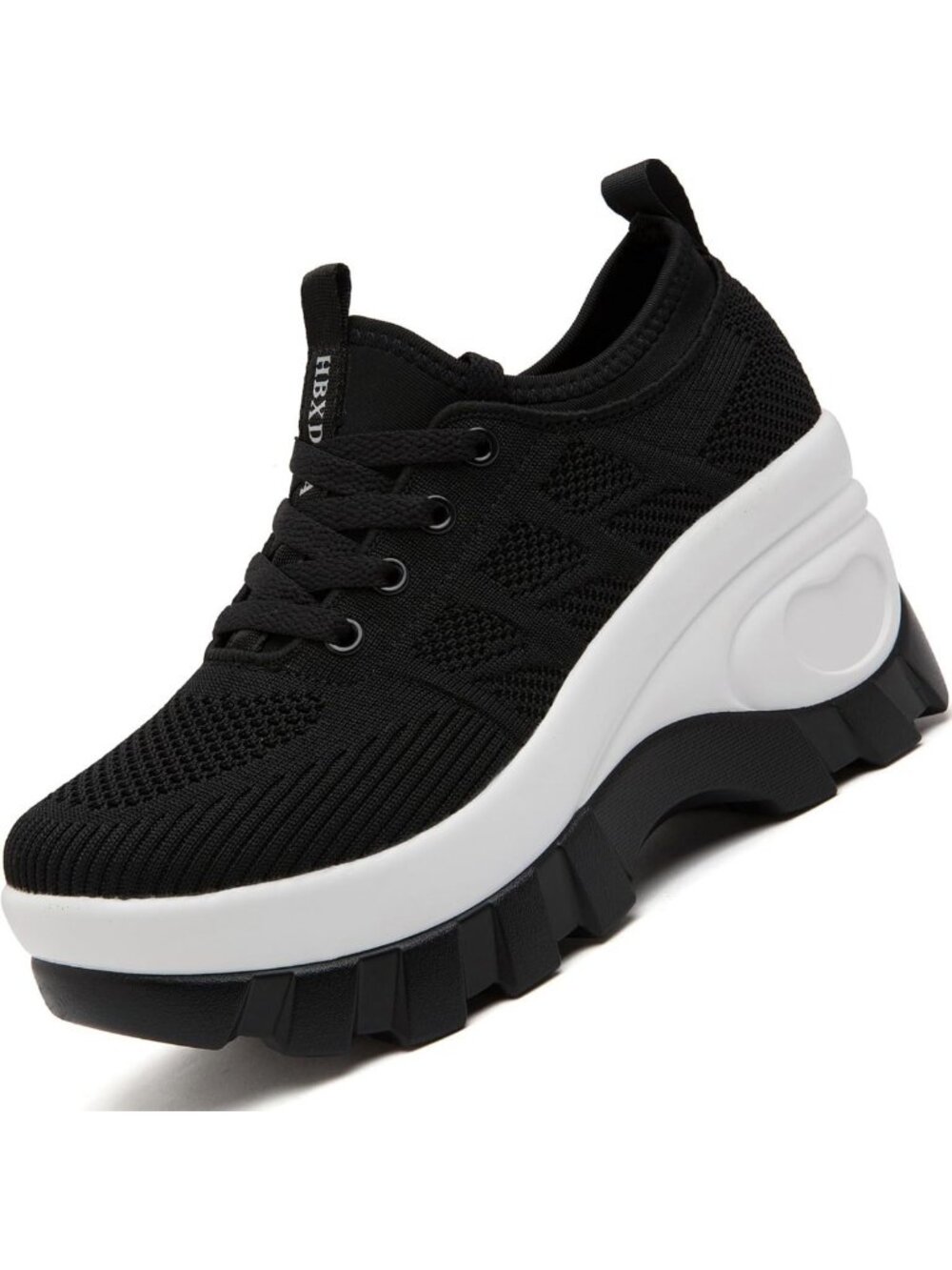Stylish Chunky Platform Wedge Sneakers | Comfort Orthopedic Knitted Walking